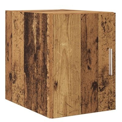 VidaXL Wandkast Oude Hout 30x42,5x40 cm Gelaagd Hout