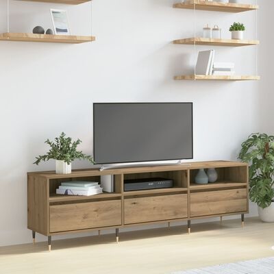 VidaXL TV Kast Ambachtelijk Eiken 150x30x44.5 cm Geengineerd Hout