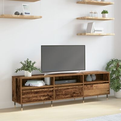 VidaXL TV-meubel Oude Hout 150x30x44,5 cm Gefabriceerd Hout
