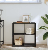 VidaXL Boekenkast 68,5x32x68,5 cm bewerkt hout zwart eikenkleurig