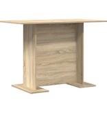 VidaXL Eettafel 10x60x75 cm bewerkt hout sonoma eikenkleurig
