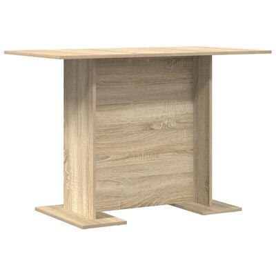 VidaXL Eettafel 10x60x75 cm bewerkt hout sonoma eikenkleurig