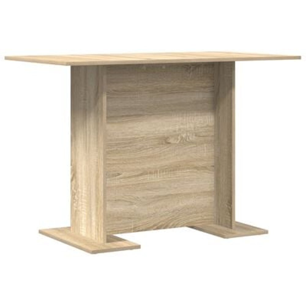 VidaXL Eettafel 10x60x75 cm bewerkt hout sonoma eikenkleurig