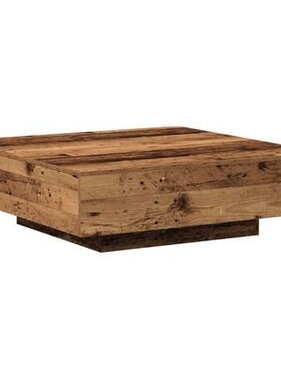 VidaXL Salontafel Oud Hout 100x100x31 cm Gemaakt van Hout
