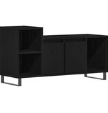 VidaXL Tv-kast Zwart Eiken 100x35x55 cm Engineered Wood