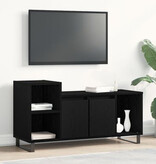 VidaXL Tv-kast Zwart Eiken 100x35x55 cm Engineered Wood