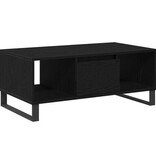 VidaXL Salontafel 90x50x36,5 cm bewerkt hout zwart eikenkleurig