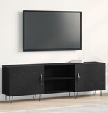 VidaXL Tv-meubel 150x30x50 cm bewerkt hout zwart eikenkleurig