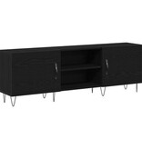 VidaXL Tv-meubel 150x30x50 cm bewerkt hout zwart eikenkleurig