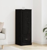 VidaXL Hoge kast 36x35,5x103,5 cm bewerkt hout zwart eikenkleurig
