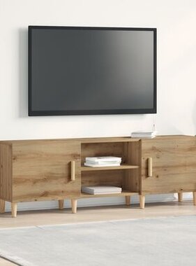 VidaXL TV-meubel in Artisan Eiken - 150x30x50 cm - Gemaakt van Engineered Wood