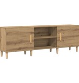 VidaXL TV-meubel in Artisan Eiken - 150x30x50 cm - Gemaakt van Engineered Wood