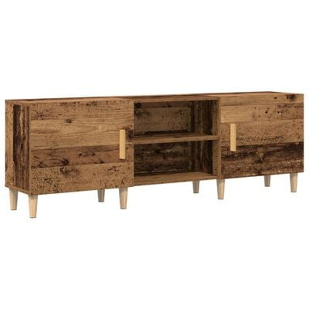VidaXL Tv-meubel 150x30x50 cm bewerkt hout oud houtkleurig