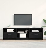 VidaXL Tv-meubel 150x33,5x45 cm bewerkt hout zwart eikenkleurig