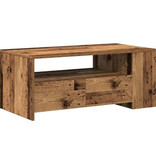 VidaXL Salontafel 102x55x43,5 cm bewerkt hout oud houtkleurig