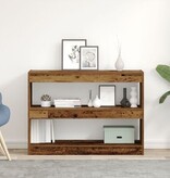 VidaXL Boekenkast/Roomdivider in Oud Hout, 100x30x72 cm, Gemaakt van Engineered Hout