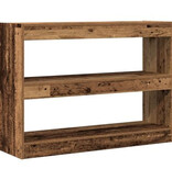 VidaXL Boekenkast/Roomdivider in Oud Hout, 100x30x72 cm, Gemaakt van Engineered Hout