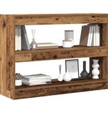 VidaXL Boekenkast/Roomdivider in Oud Hout, 100x30x72 cm, Gemaakt van Engineered Hout