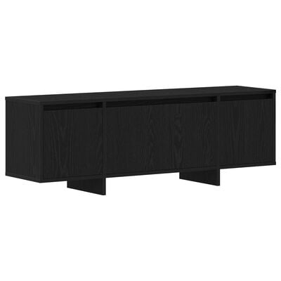 VidaXL TV Kast Zwart Eiken 120x30x40,5 cm Gemaakt van Hout