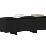 VidaXL TV Kast Zwart Eiken 120x30x40,5 cm Gemaakt van Hout