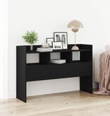 VidaXL Zwarte Eik Sidetable 105x30x70 cm Geengineerd Hout