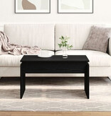 VidaXL Salontafel Zwart Eiken 68x38x50 cm Samengesteld Hout