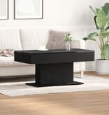 VidaXL Salontafel Zwart Eiken 96x50x45 cm Behandeld Hout