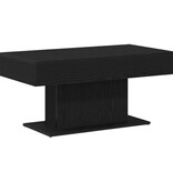 VidaXL Salontafel Zwart Eiken 96x50x45 cm Behandeld Hout