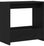 VidaXL Bijzettafel Zwart Eiken 50x26x50 cm Engineered Wood