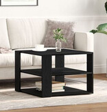 VidaXL Salontafel 59,5x59,5x40 cm bewerkt hout zwart eikenkleurig