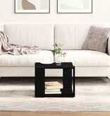 VidaXL Salontafel 40x40x30 cm bewerkt hout zwart eikenkleurig