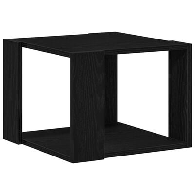 VidaXL Salontafel 40x40x30 cm bewerkt hout zwart eikenkleurig