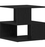 VidaXL Bijzettafel 40x40x40 cm bewerkt hout zwart eikenkleurig