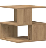 VidaXL Bijzettafel Artisan Eiken 40x40x40 cm Gefabriceerd Hout