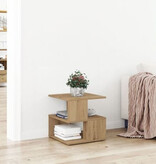 VidaXL Bijzettafel Artisan Eiken 40x40x40 cm Gefabriceerd Hout