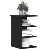 VidaXL Bijzetkast 35x35x55 cm bewerkt hout zwart eikenkleurig