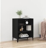 VidaXL Dressoir Zwart Eiken 57x35x70 cm Gelaagd Hout