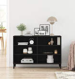 VidaXL Dressoir Zwart Eiken 103,5x35x70 cm Gelaagd Hout