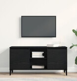 VidaXL TV-kast zwart eiken 102x35x50 cm bewerkt hout