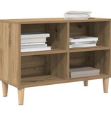 VidaXL Tv-meubel 69,5x30x50 cm bewerkt hout artisanaal eiken