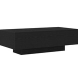 VidaXL Salontafel 100x30x36,5 cm bewerkt hout zwart eikenkleurig