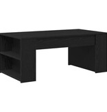 VidaXL Salontafel 102x55x42 cm bewerkt hout zwart eikenkleurig