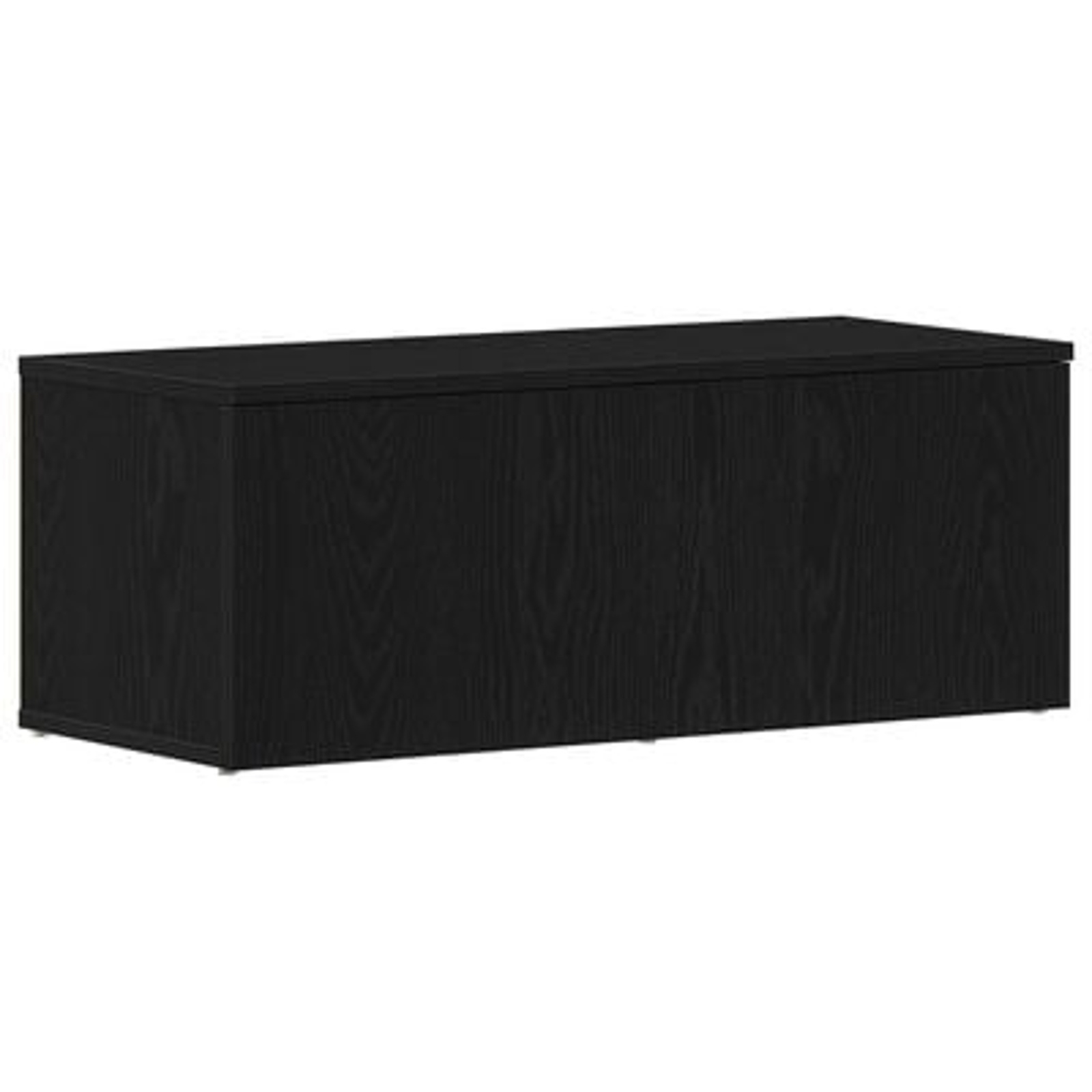 VidaXL TV-meubel Zwart Eiken 80x34x30 cm Gefabriceerd Hout