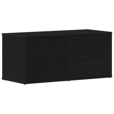 VidaXL TV Meubel Artisan Eikenhout 80x34x35,5 cm Bewerkt Hout
