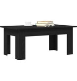 VidaXL Salontafel Zwart Eiken 100x60x42 cm Bewerkt Hout