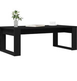 VidaXL Salontafel Zwart Eiken 102x50x35 cm Geengineerd Hout