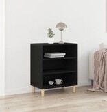 VidaXL Dressoir Zwart Eiken 57x35x70 cm Kunststof Hout