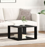 VidaXL Salontafel 85x55x31 cm bewerkt hout zwart eikenkleurig