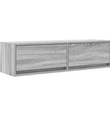 VidaXL Tv-meubel 100x31x25,5 cm bewerkt hout grijs sonoma eikenkleurig