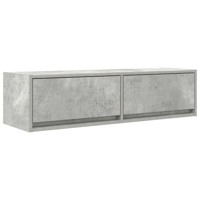 VidaXL TV-kast Beton Grijs 100x31x25,5 cm Bewerkt Hout